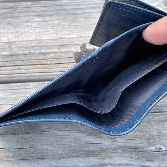 Handmade Leather Wallet Men Card Holder Purse Genuine Leather Bi fold Wallet - Picture 11 of 14